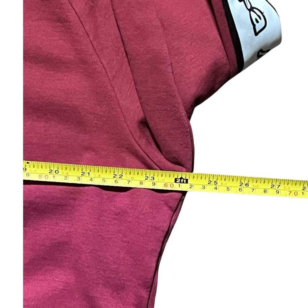 Kappa Hoodie Sweatshirt Mens XL Burgundy Graphic Pullover Long Sleeve Casual - Picture 5 of 11